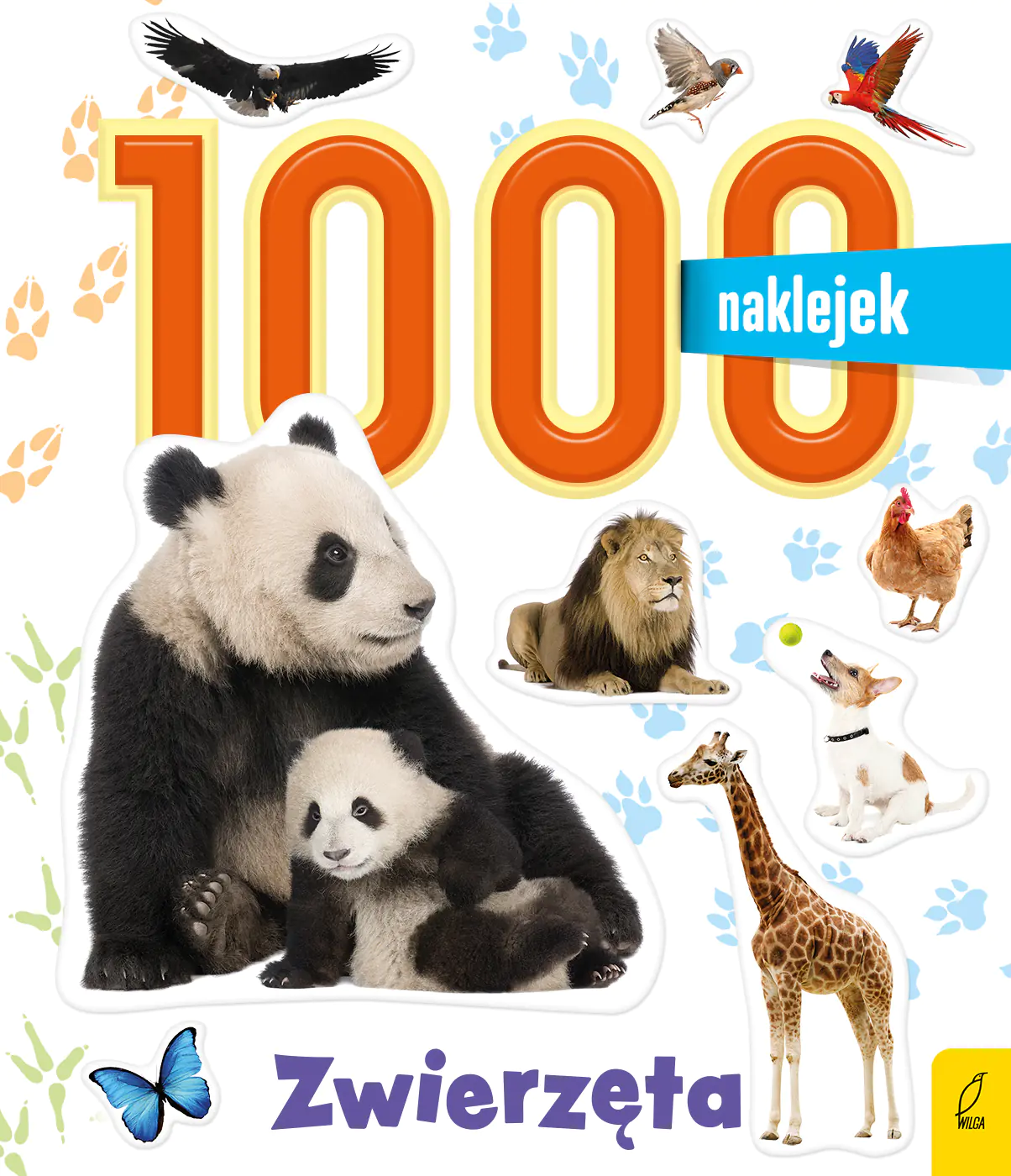 Książka - Zwierzęta. 1000 naklejek