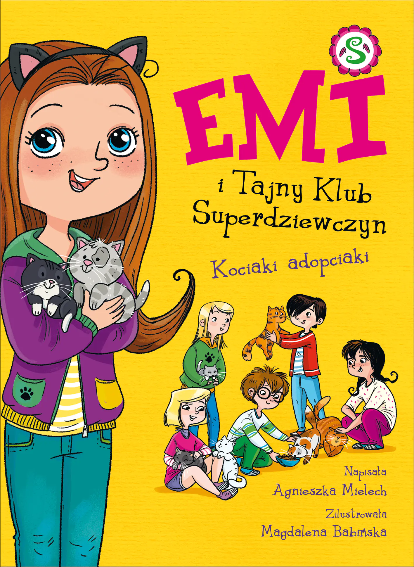 Książka - Kociaki adopciaki. Emi i Tajny Klub Superdziewczyn. Tom 14