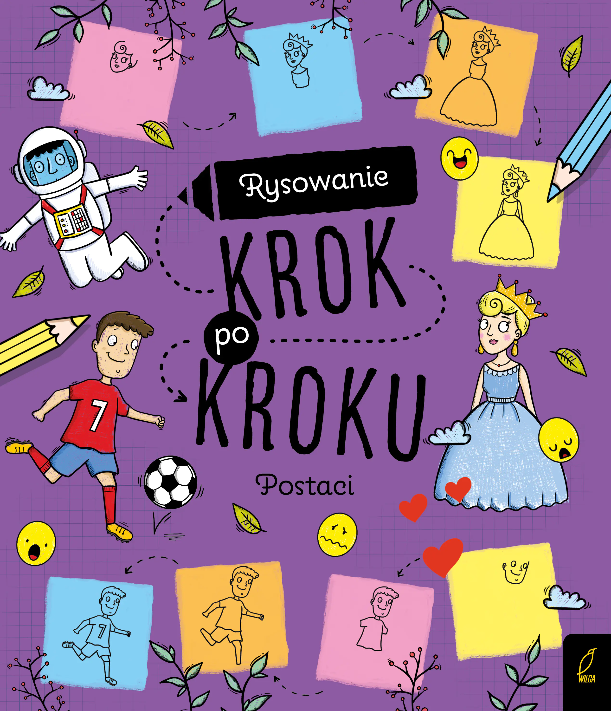 Książka - Rysowanie krok po kroku. Postaci