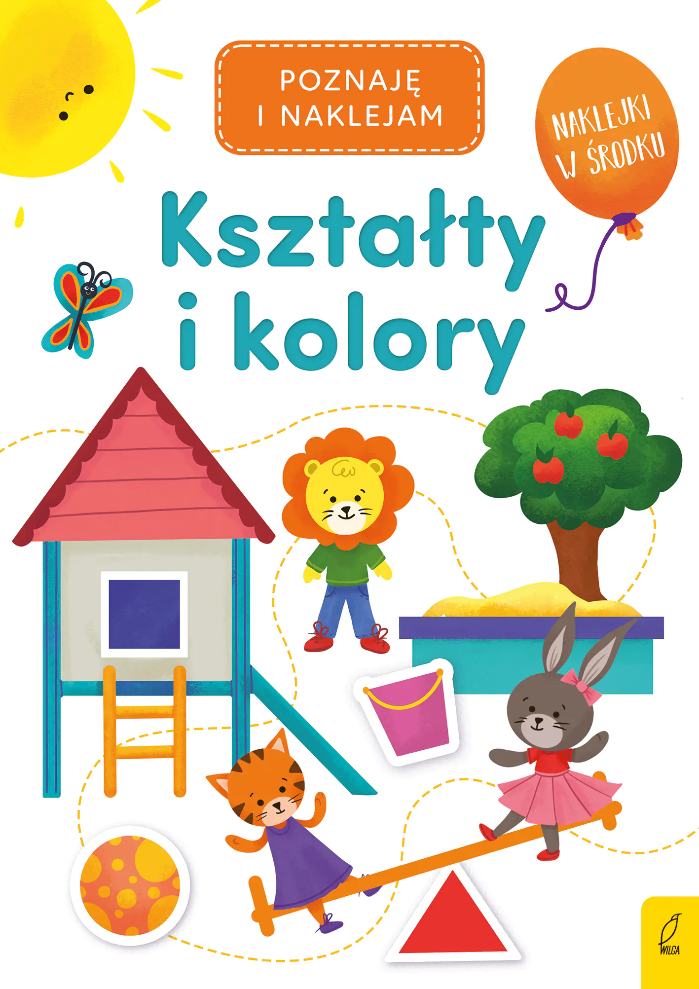 Książka - Poznaję i naklejam. Kształty i kolory