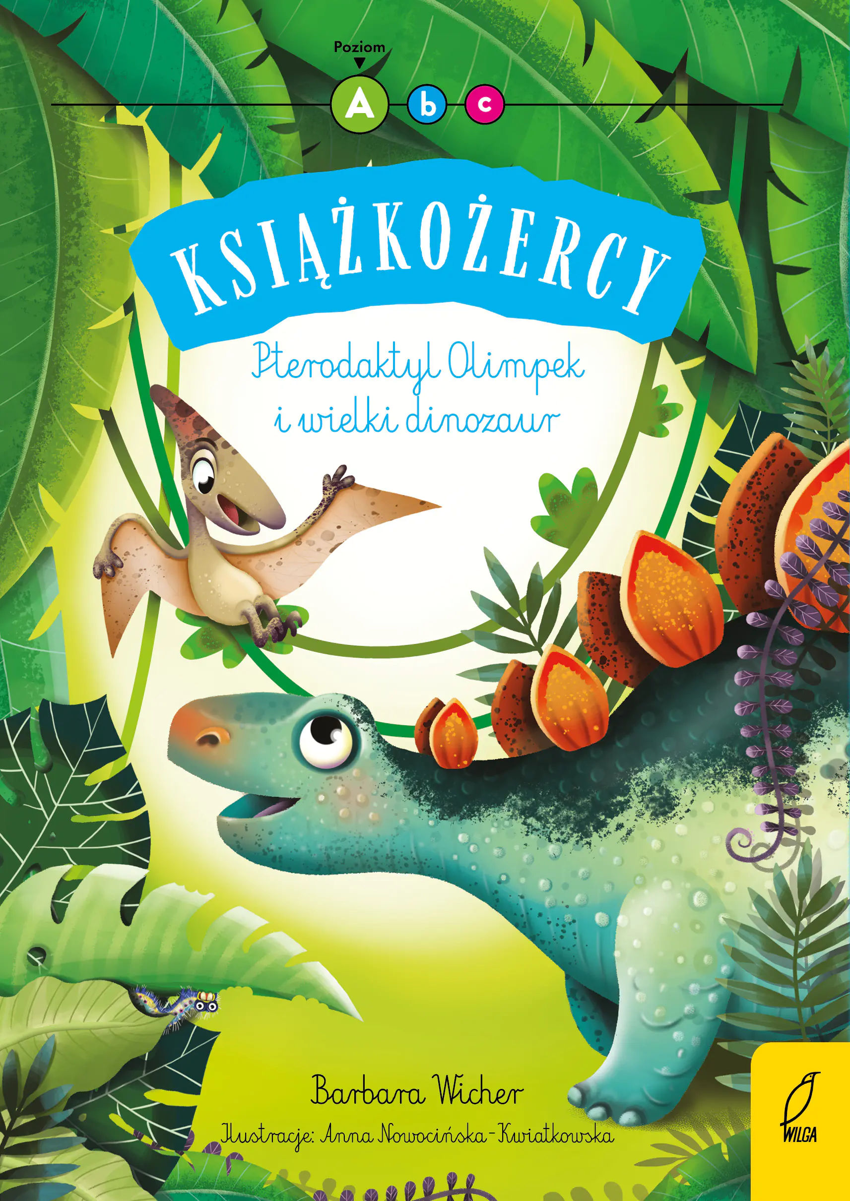 Książka - Pterodaktyl Olimpek i wielki dinozaur. Książkożercy. Poziom 1. Tom 23