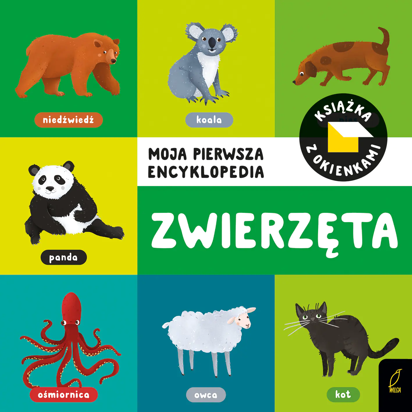 Książka - Moja pierwsza encyklopedia z okienkami. Zwierzęta