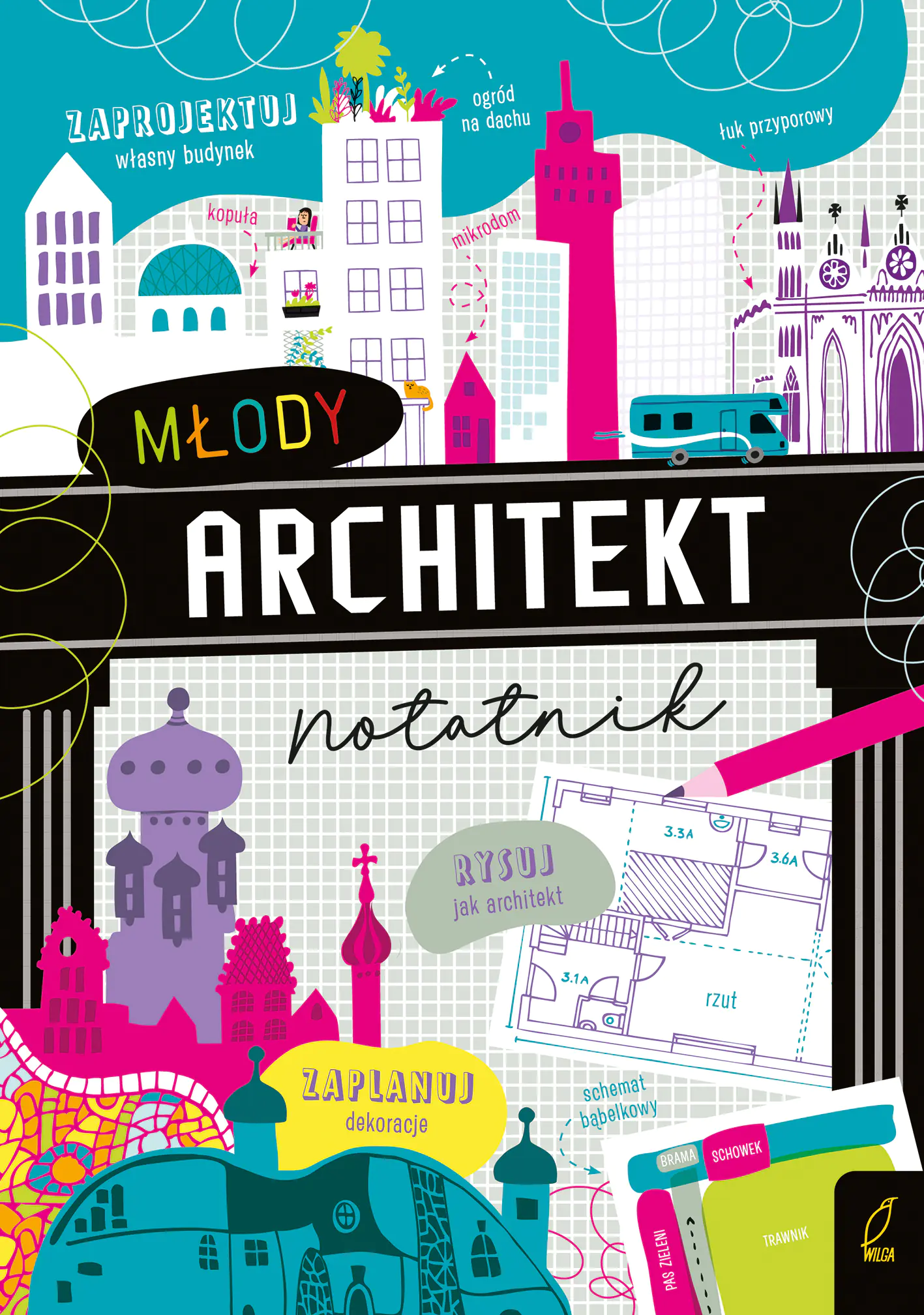 Książka - Młody architekt. Notatnik