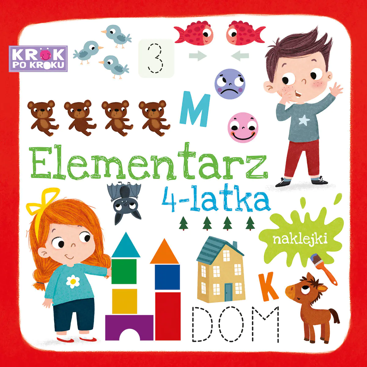 Książka - Elementarz 4-latka. Krok po kroku