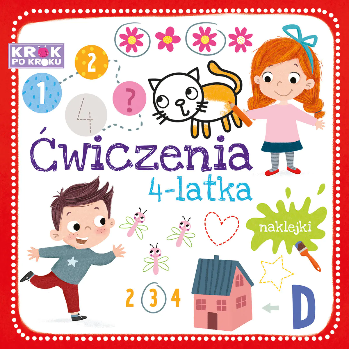 Książka - Ćwiczenia 4-latka. Krok po kroku