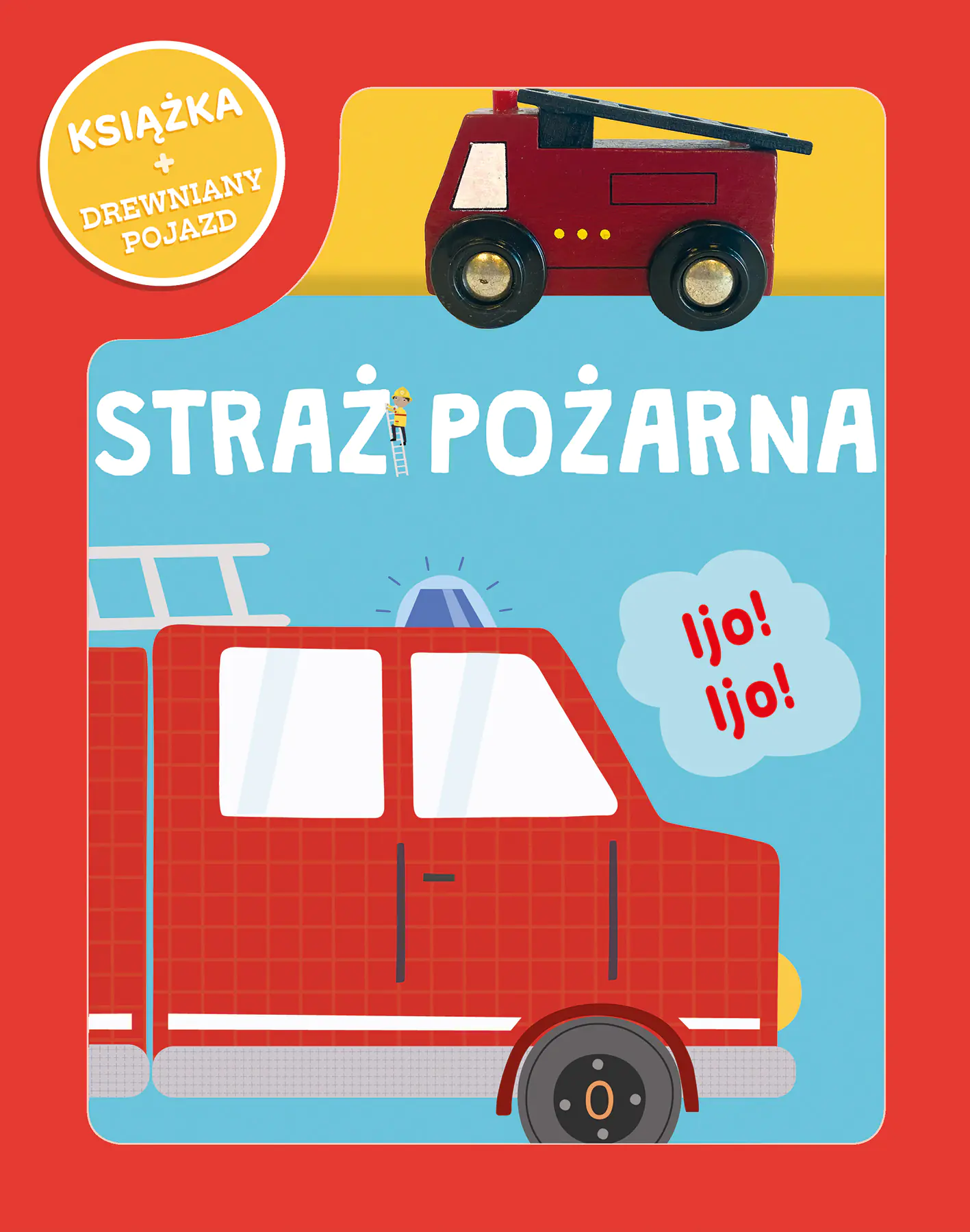 Książka - Straż pożarna. Pudełko z pojazdem