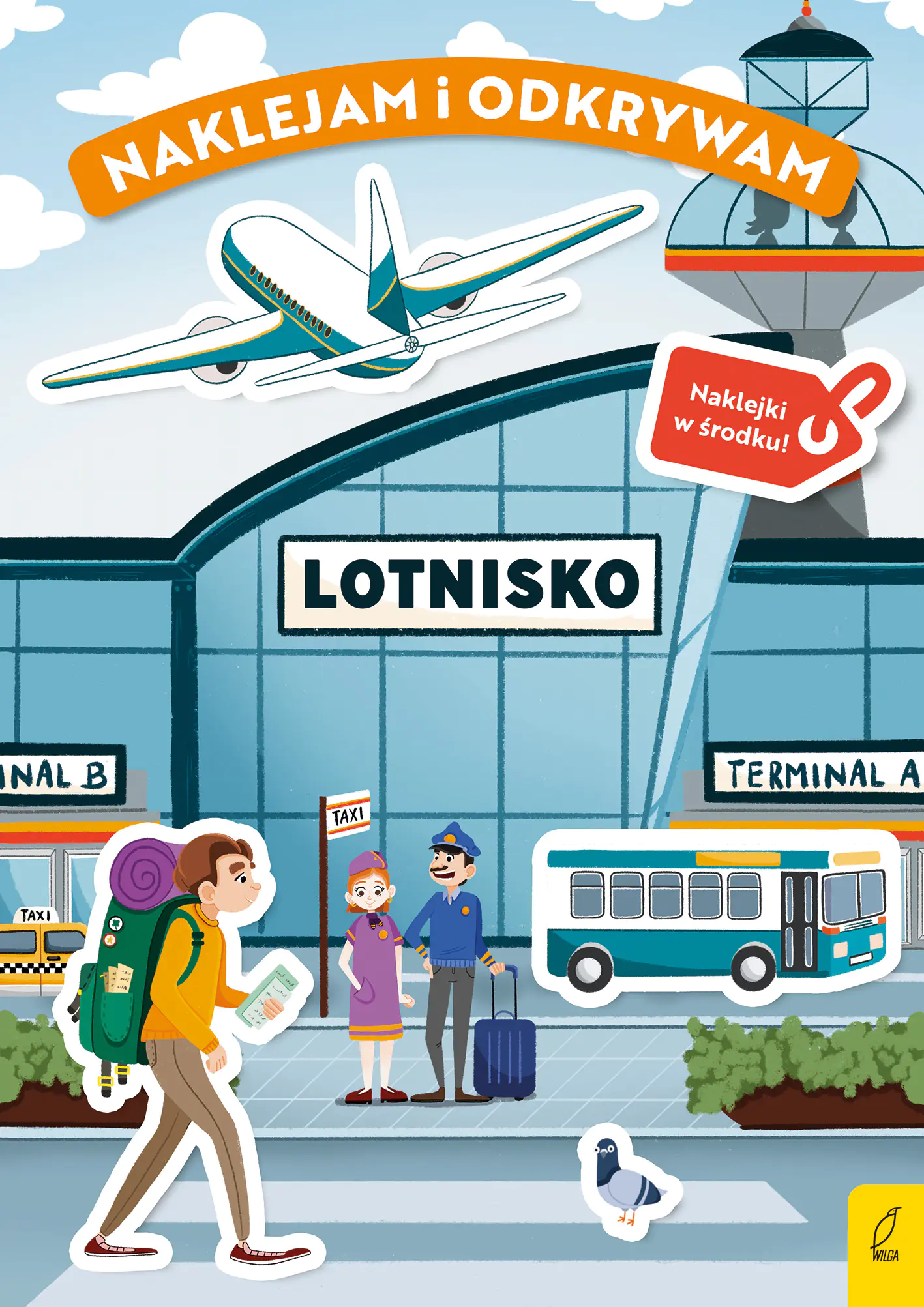 Książka - Lotnisko. Naklejam i odkrywam