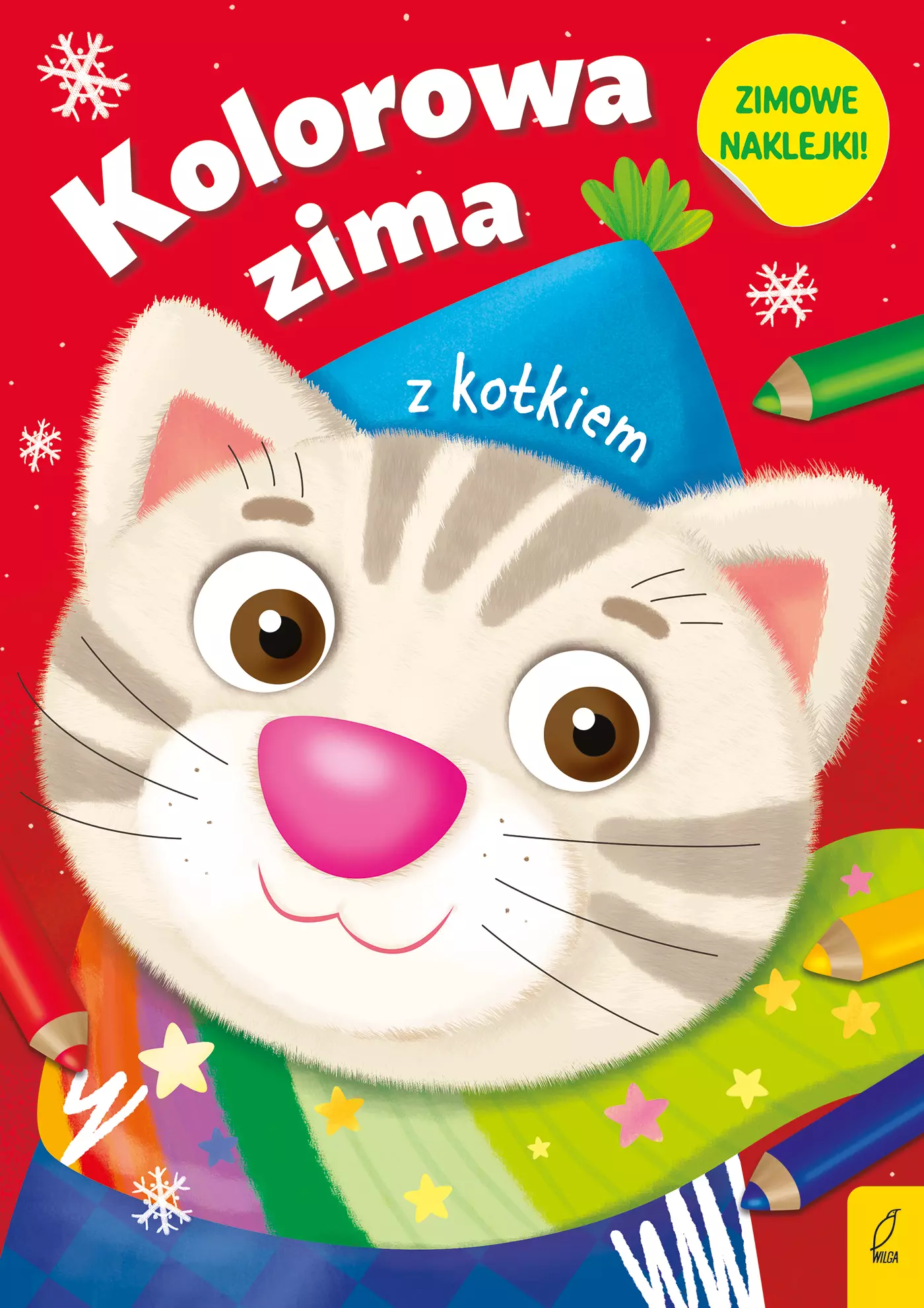 Książka - Kolorowa zima. Kolorowa zima z kotkiem
