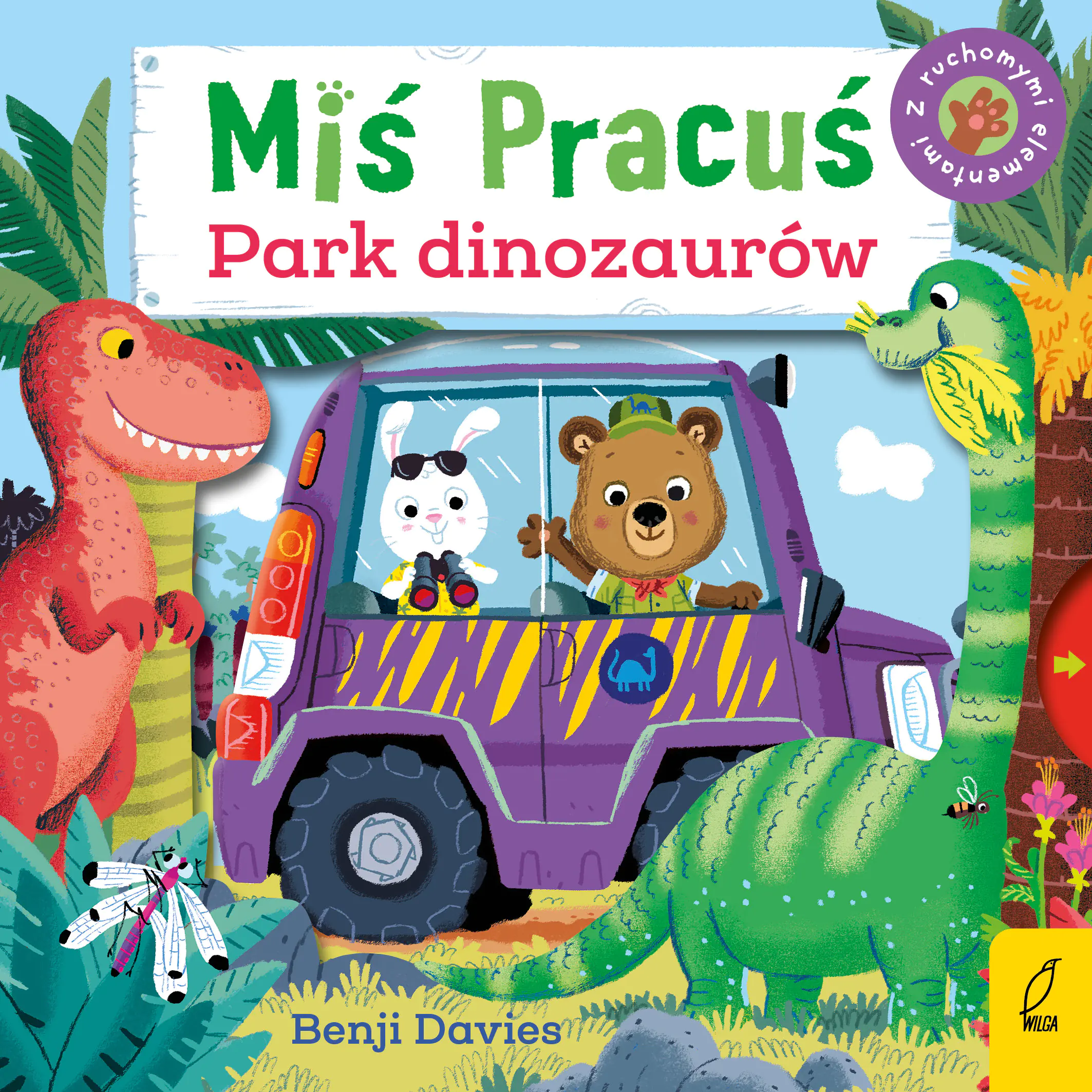 Książka - Park dinozaurów. Miś Pracuś
