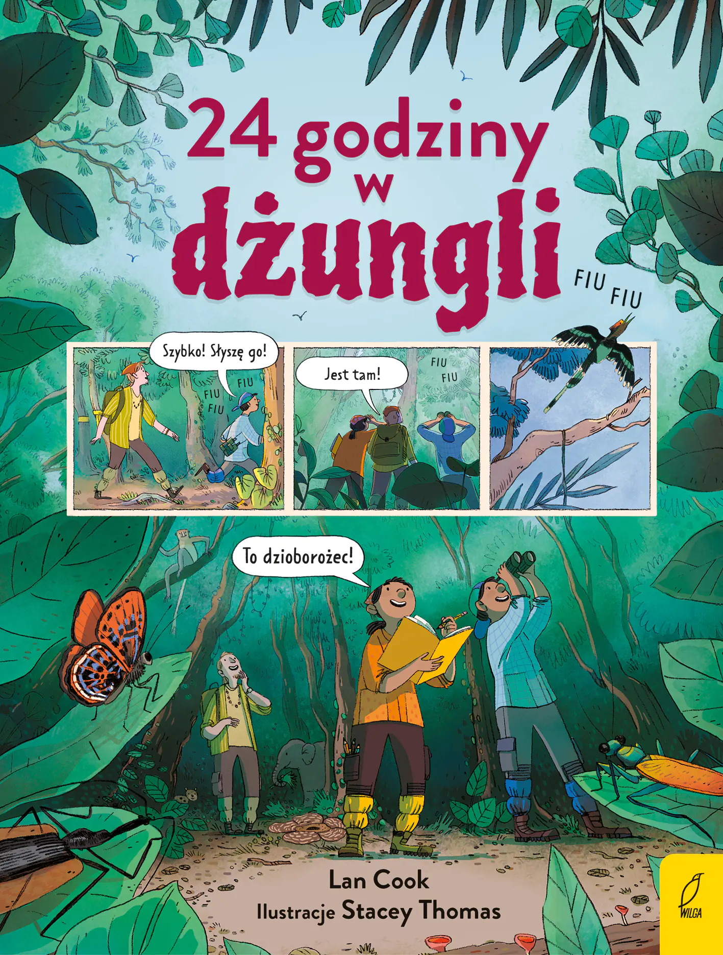 Książka - 24 godziny w dżungli