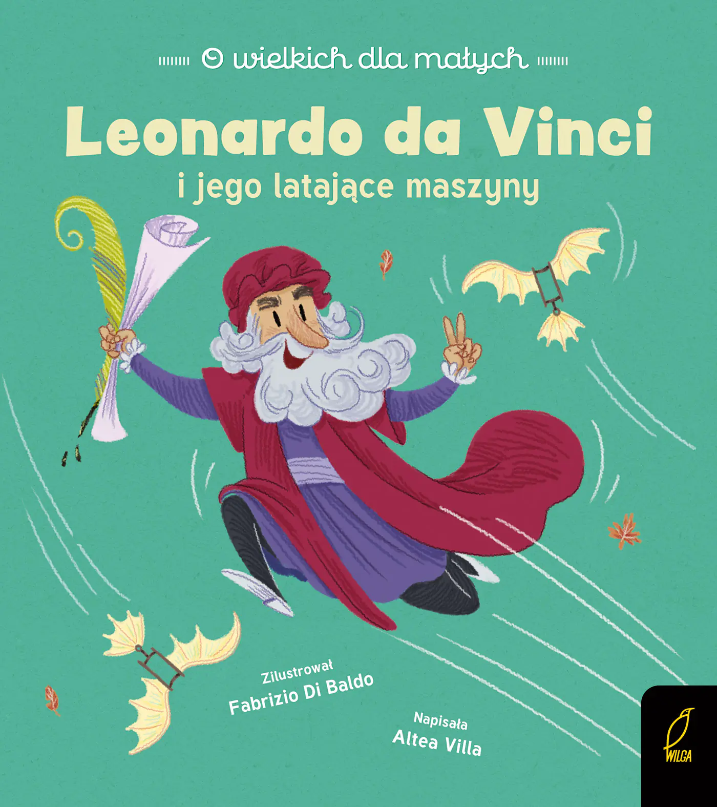 Książka - Leonardo da Vinci i jego latające maszyny