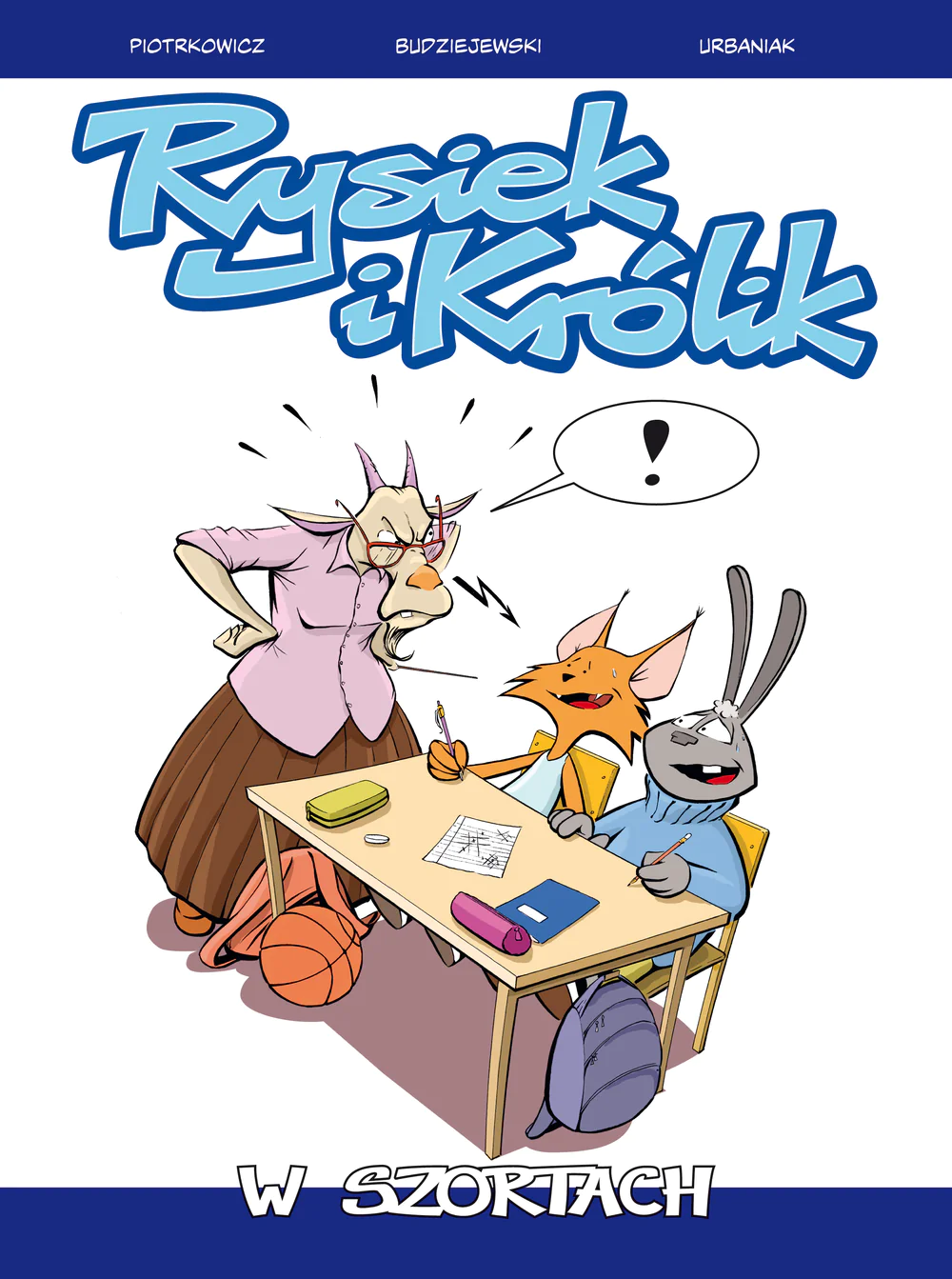 Książka - W szortach. Rysiek i królik. Tom 1