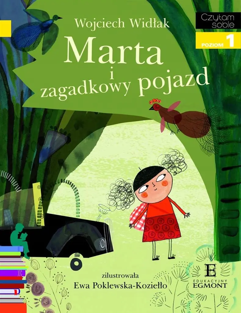 Książka - Marta i zagadkowy pojazd. Czytam sobie. Poziom 1