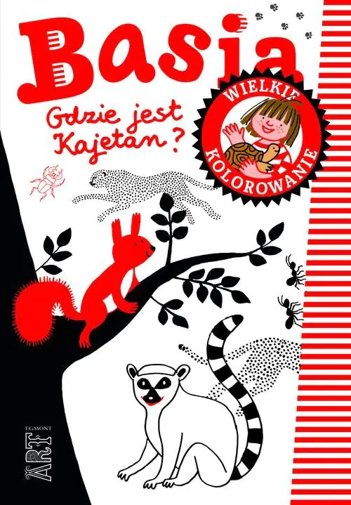 Książka - Basia. Gdzie jest Kajetan? Wielkie kolorowanie
