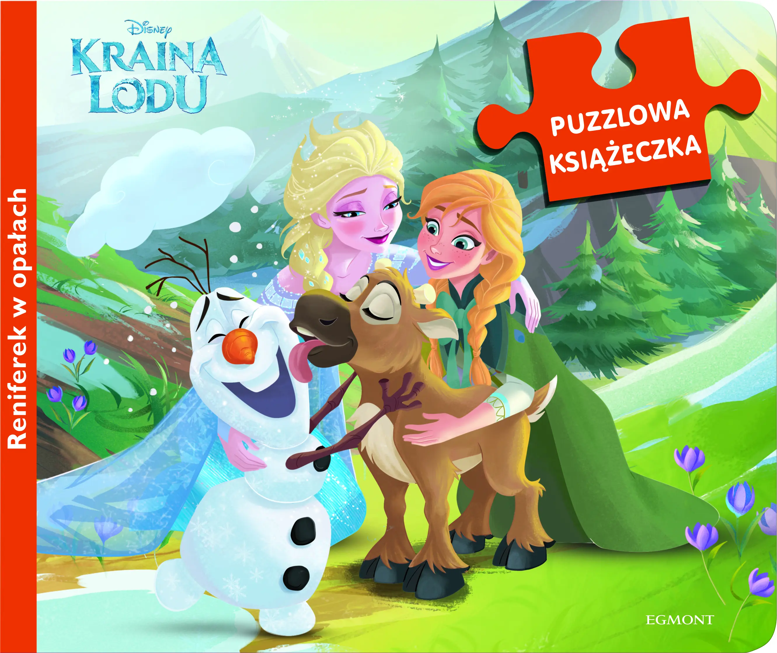 Książka - Kraina Lodu. Puzzlowa książeczka