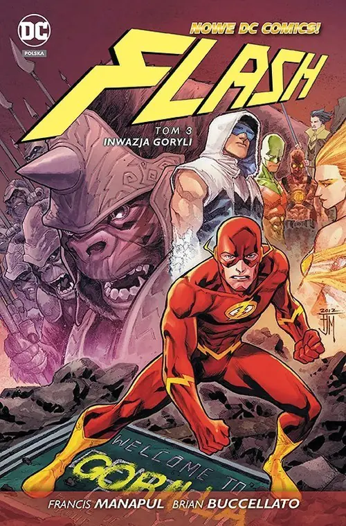 Książka - Inwazja goryli. Flash. Tom 3