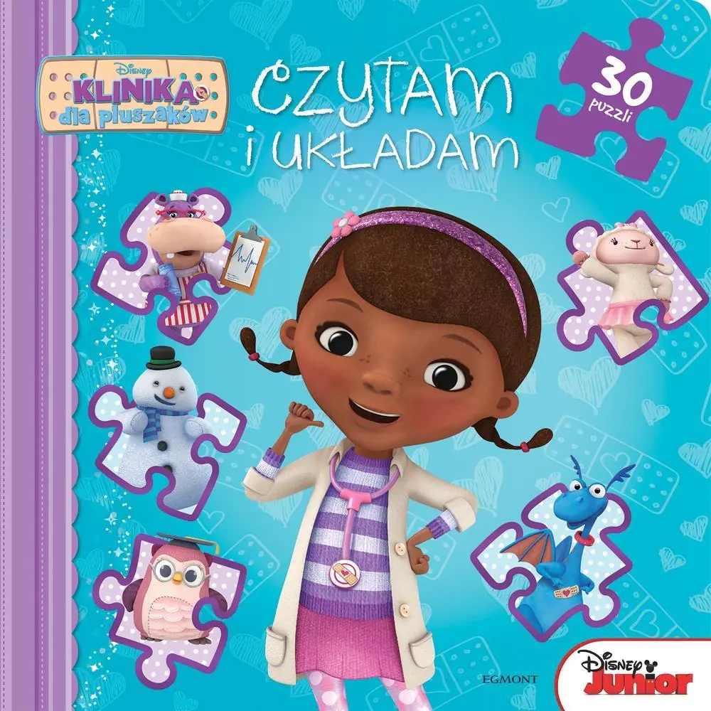Książka - Czytam i układam. Klinika dla pluszaków