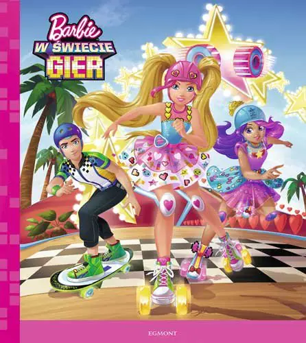 Książka - Ilustrowana czytanka. Barbie w świecie gier
