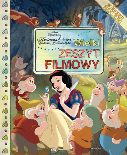 Książka - Wielki zeszyt filmowy. Królewna Śnieżka i siedmiu krasnoludków