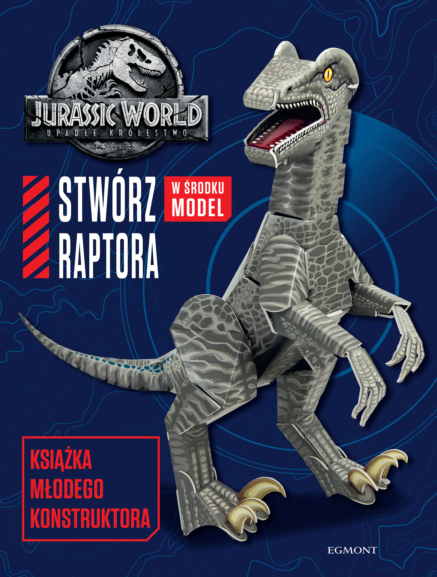Książka - Jurassic World 2. Stwórz raptora. Książka młodego konstruktora