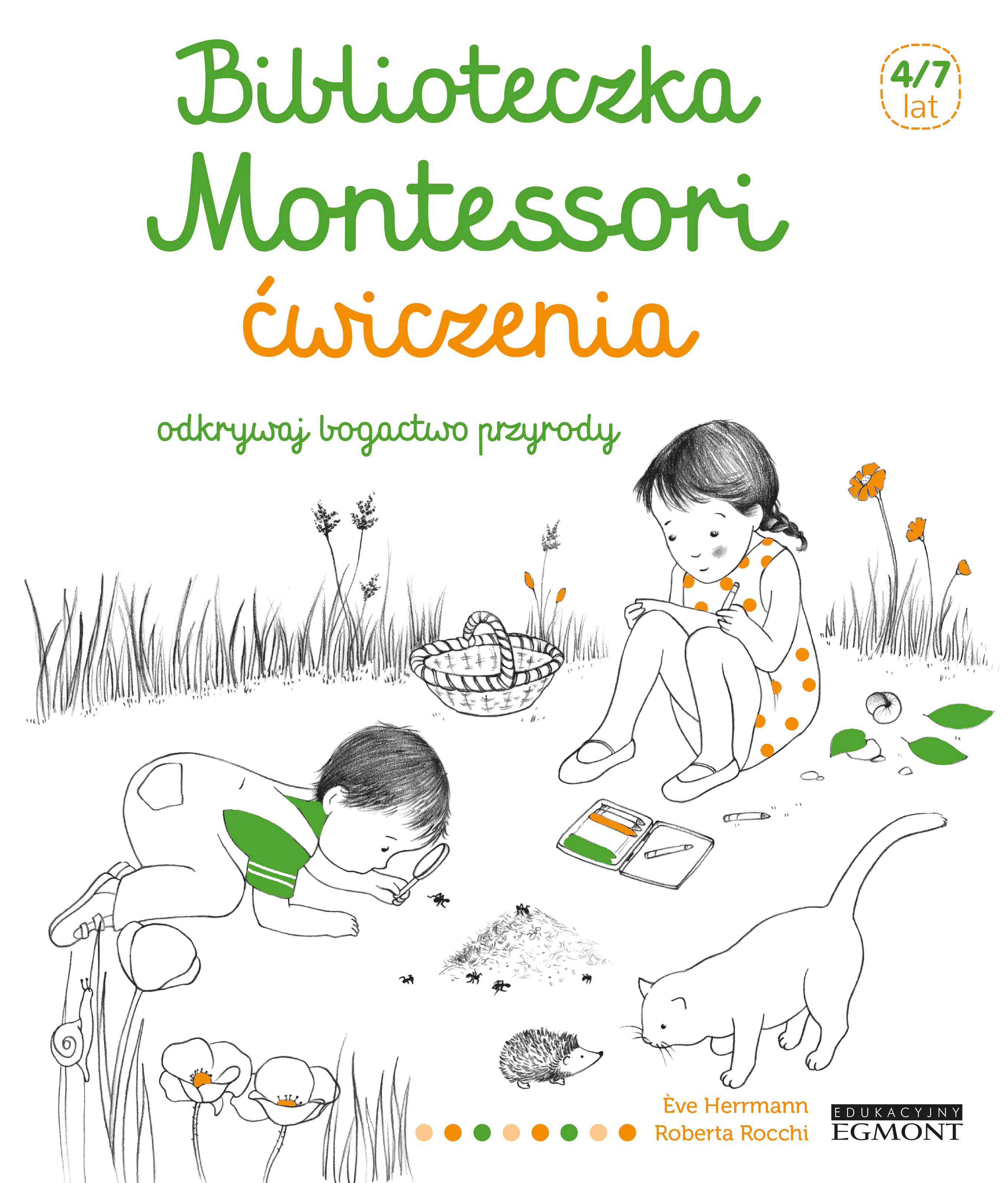 Książka - Biblioteczka Montessori. Ćwiczenia. Odkrywaj bogactwo przyrody