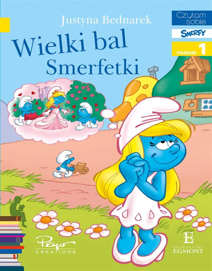 Książka - Wielki bal Smerfetki. Czytam sobie. Poziom 1