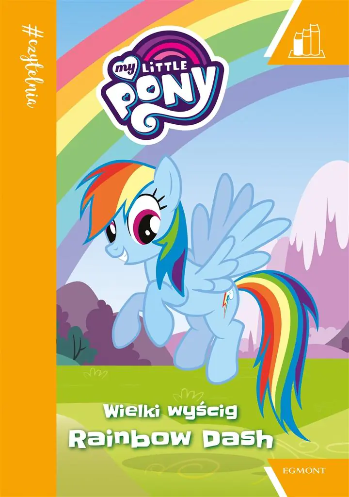 Książka - Wielki wyścig Rainbow Dash. #Czytelnia. Poziom 1