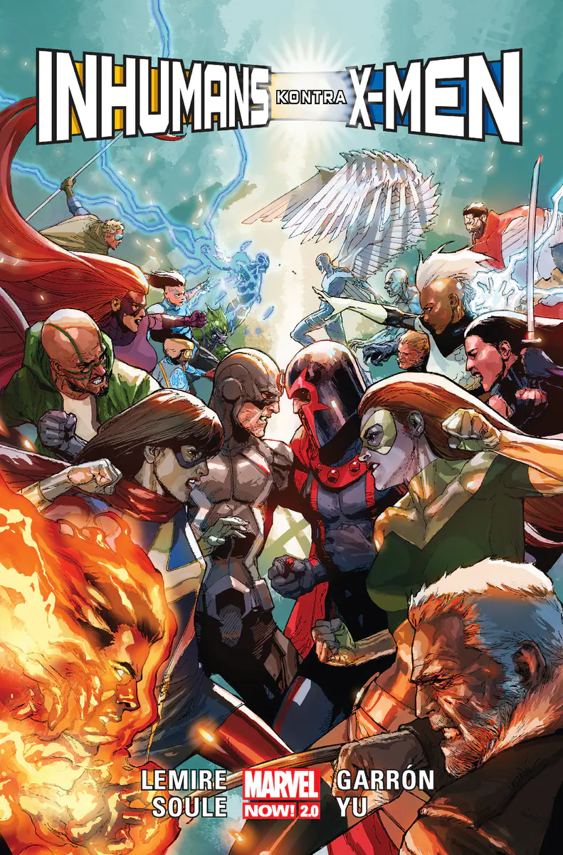 Książka - Inhumans kontra X-Men