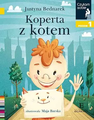 Książka - Koperta z kotem. Czytam sobie. Poziom 1