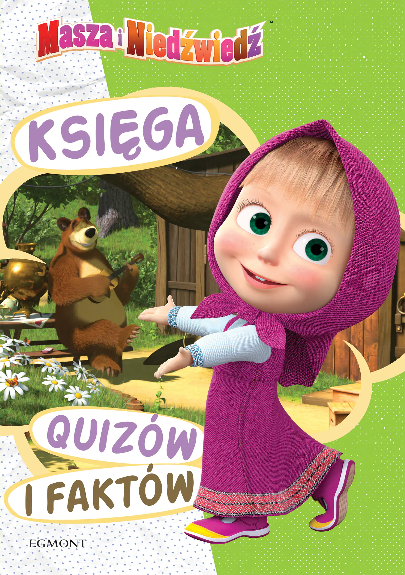 Książka - Masza i Niedźwiedź. Księga quizów i faktów