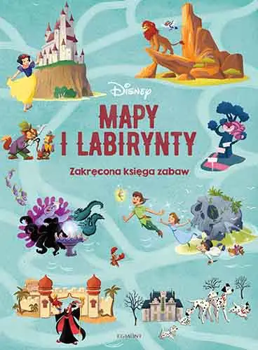 Książka - Disney. Mapy i labirynty. Zakręcona księga zabaw