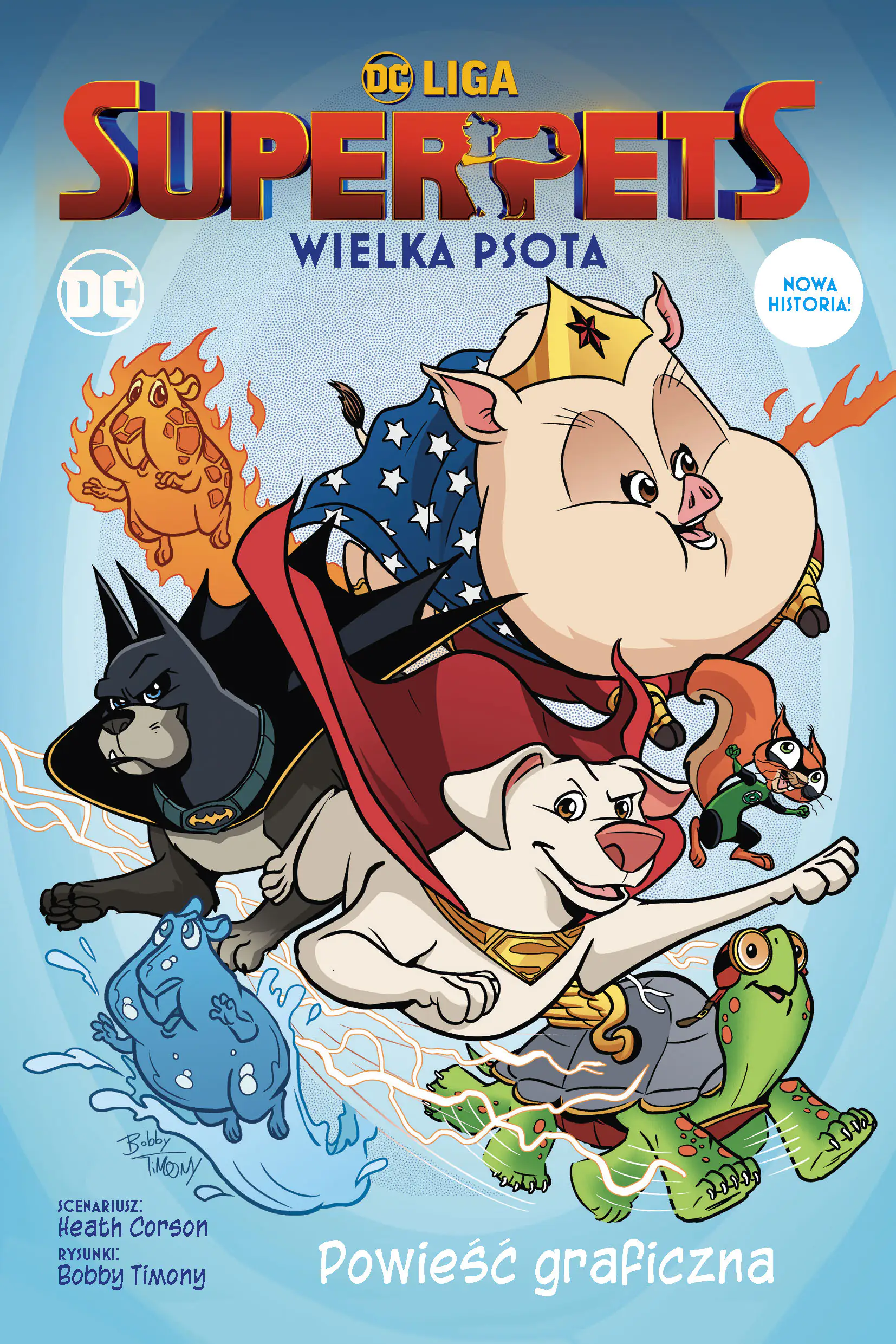 Książka - Wielka psota. DC Liga Super-Pets