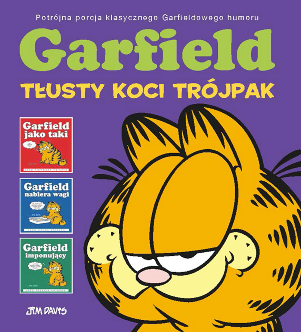 Książka - Tłusty koci trójpak. Garfield. Tom 1