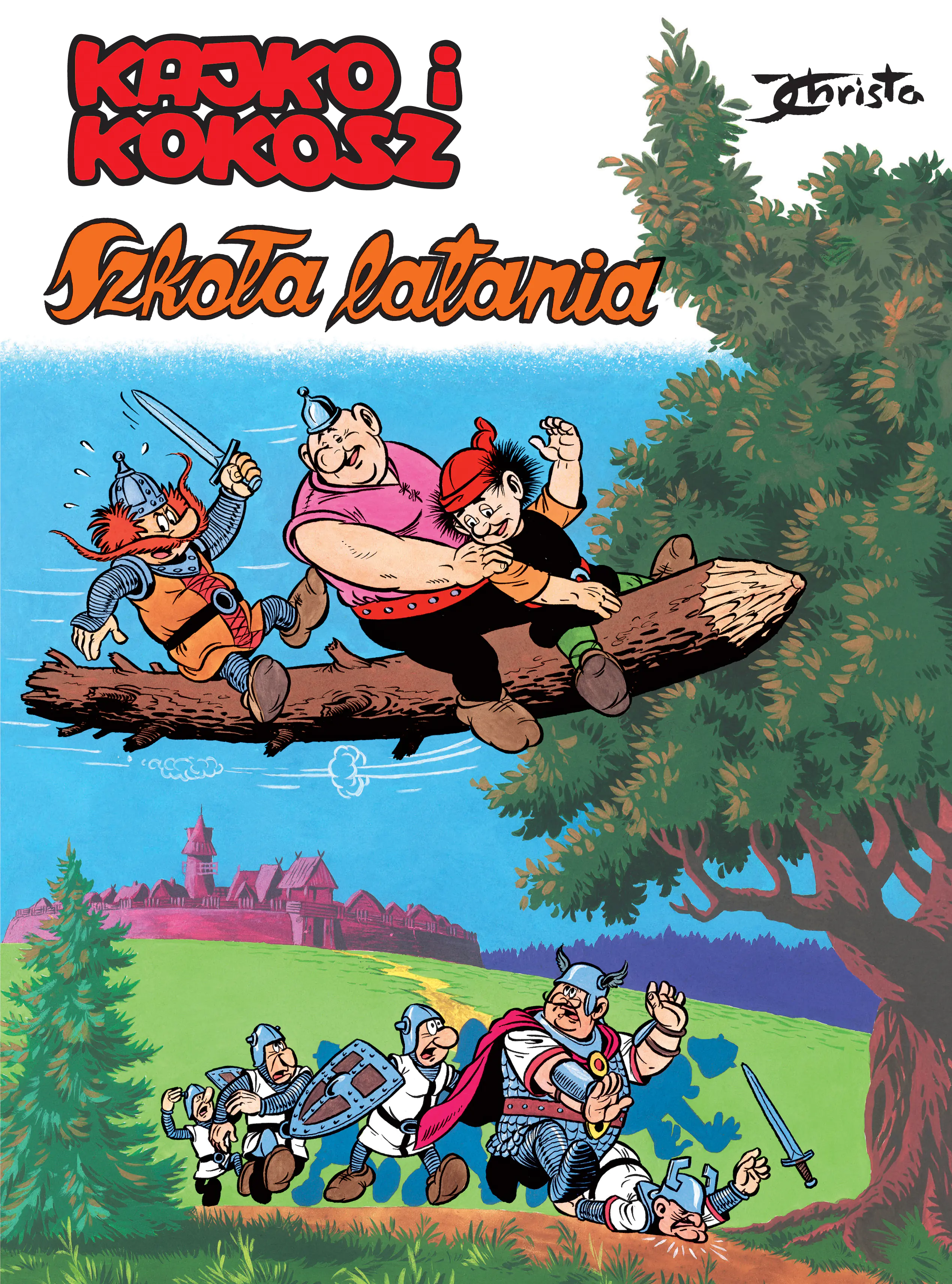 Książka - Szkoła latania. Kajko i Kokosz