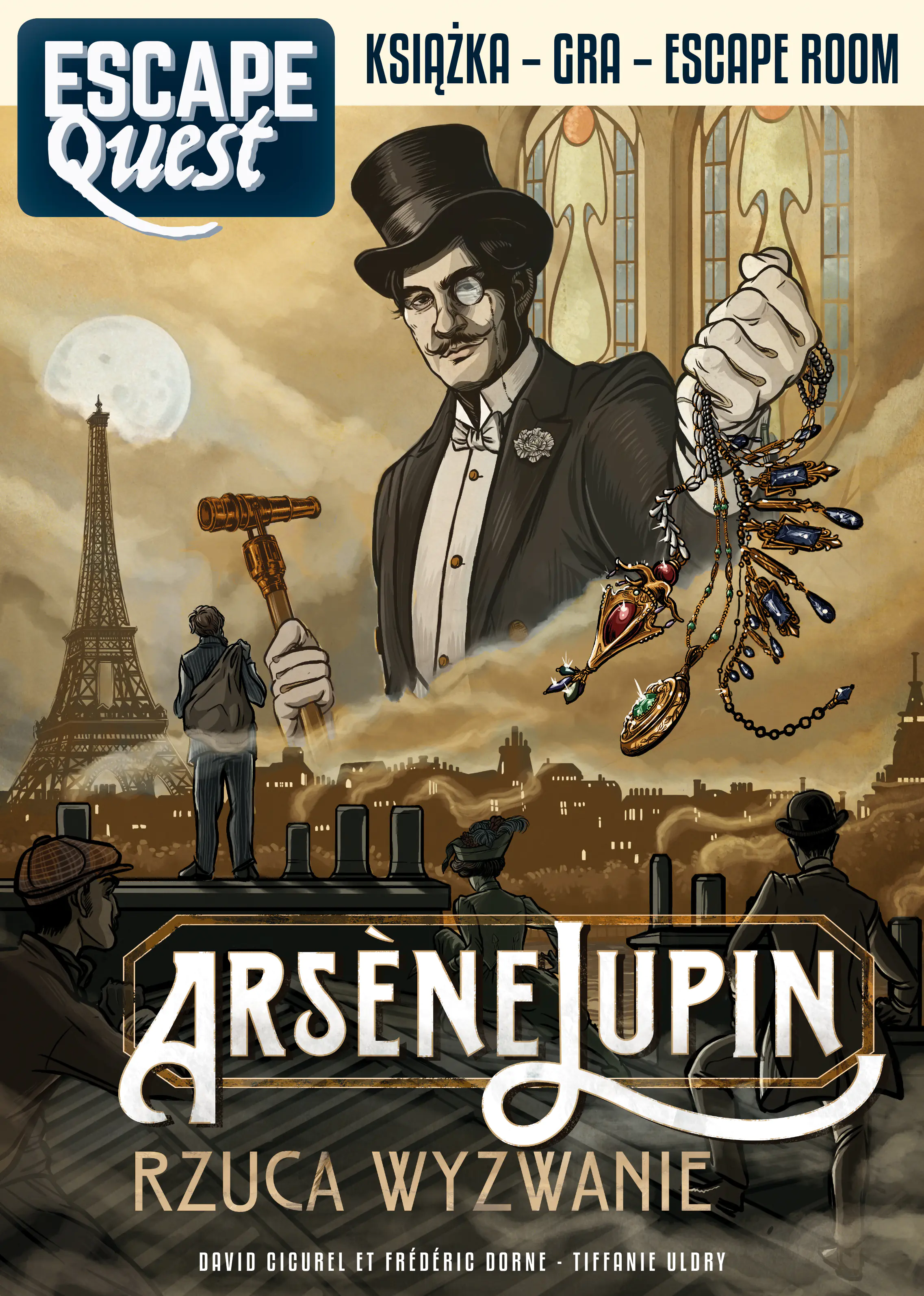 Książka - Arsene Lupin rzuca wyzwanie. Escape Quest