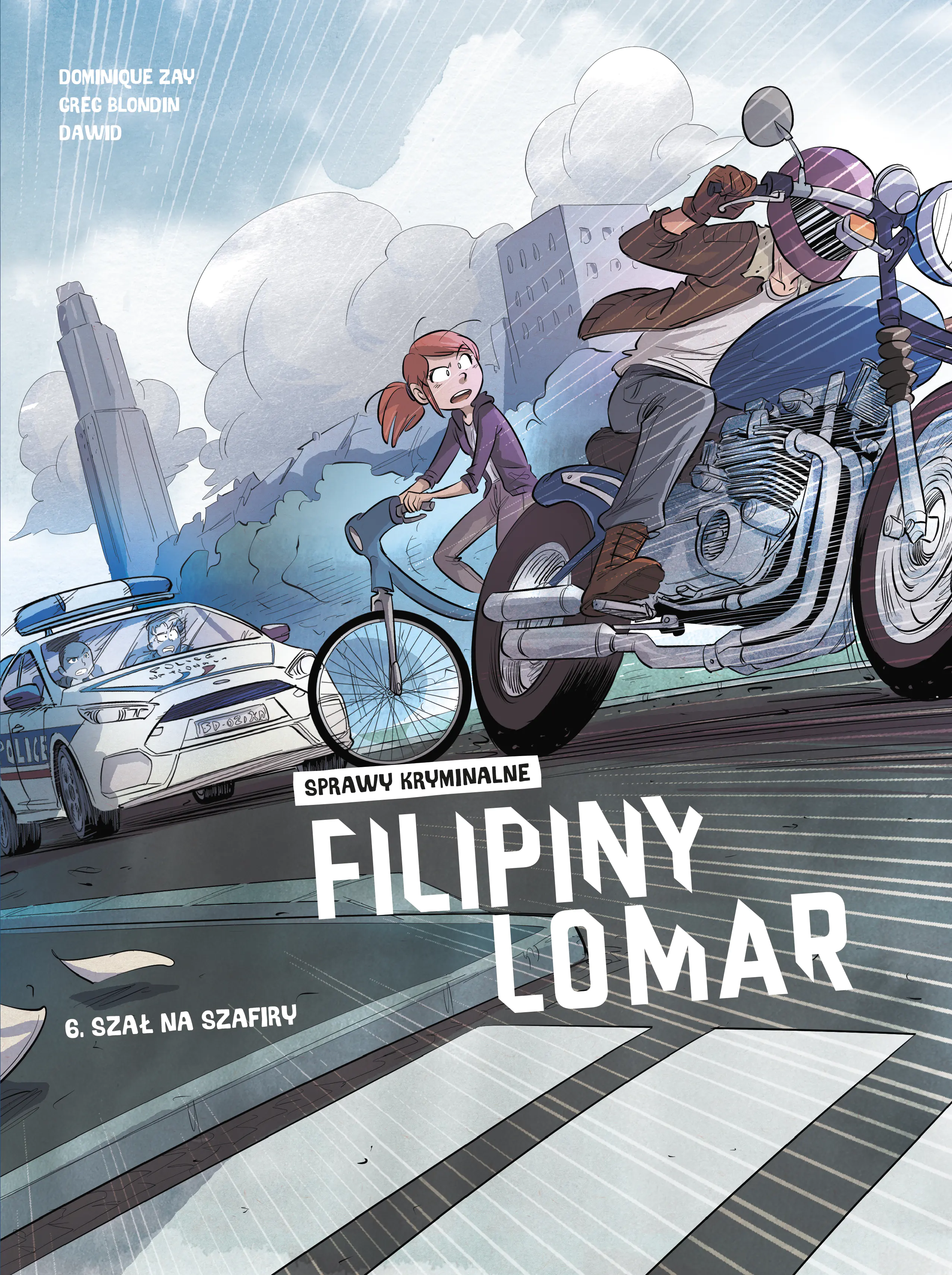 Książka - Szał na szafiry. Sprawy kryminalne Filipiny Lomar. Tom 6