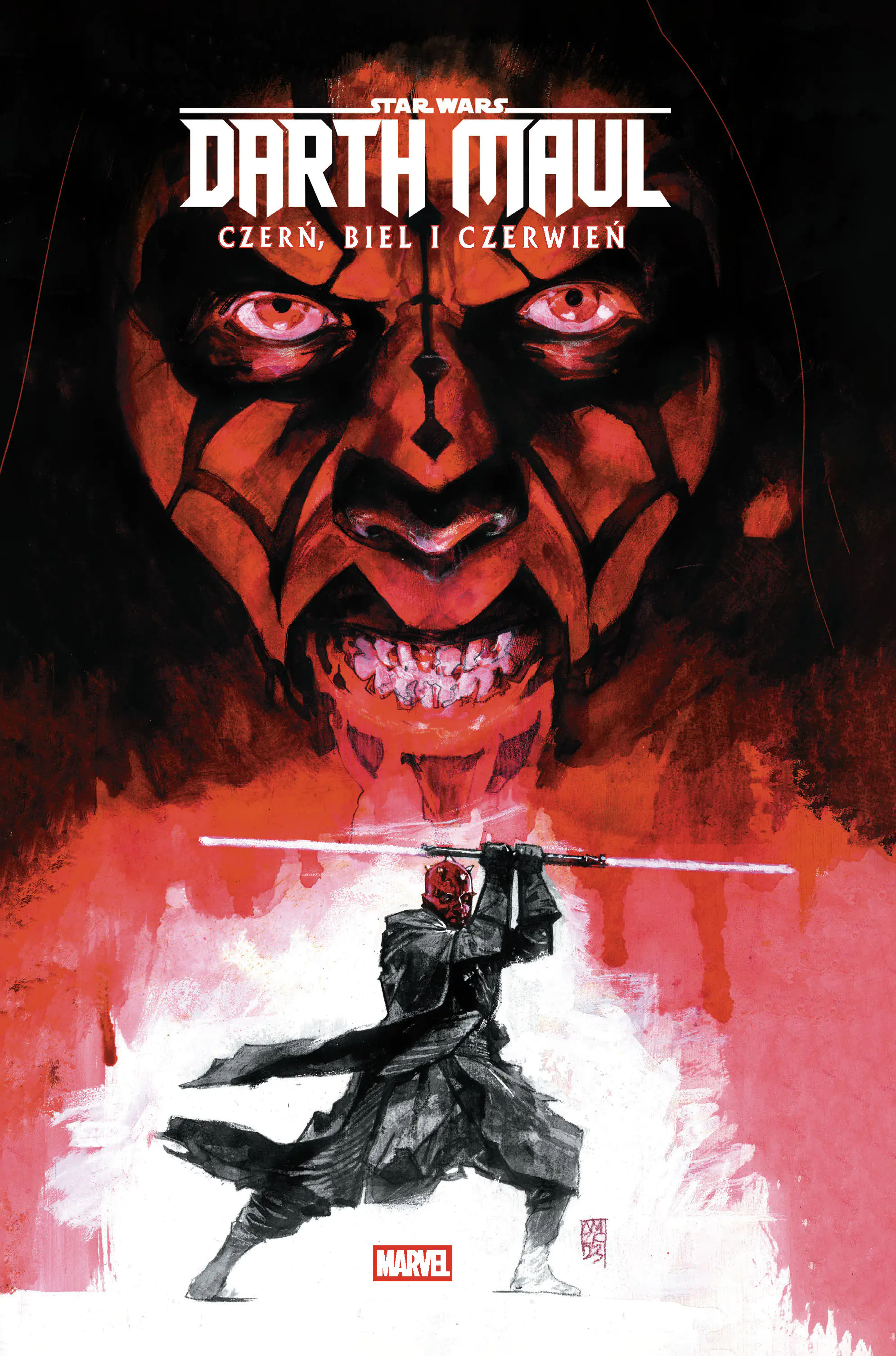 Książka - Star Wars. Darth Maul. Czerń, biel i czerwień