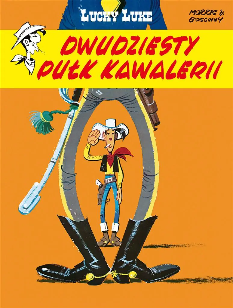 Książka - Dwudziesty pułk kawalerii. Lucky Luke