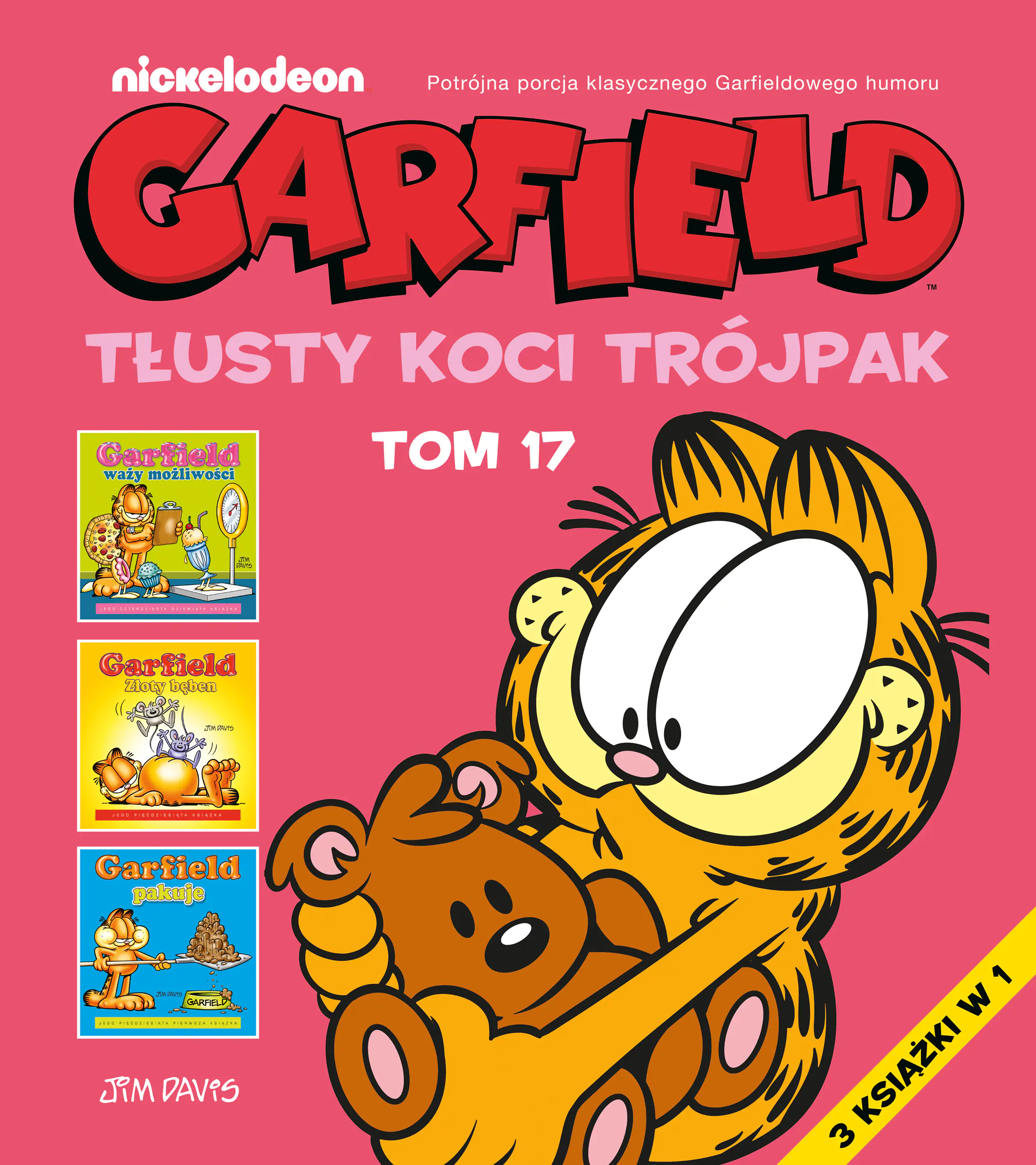 Książka - Garfield. Tłusty koci trójpak. Tom 17