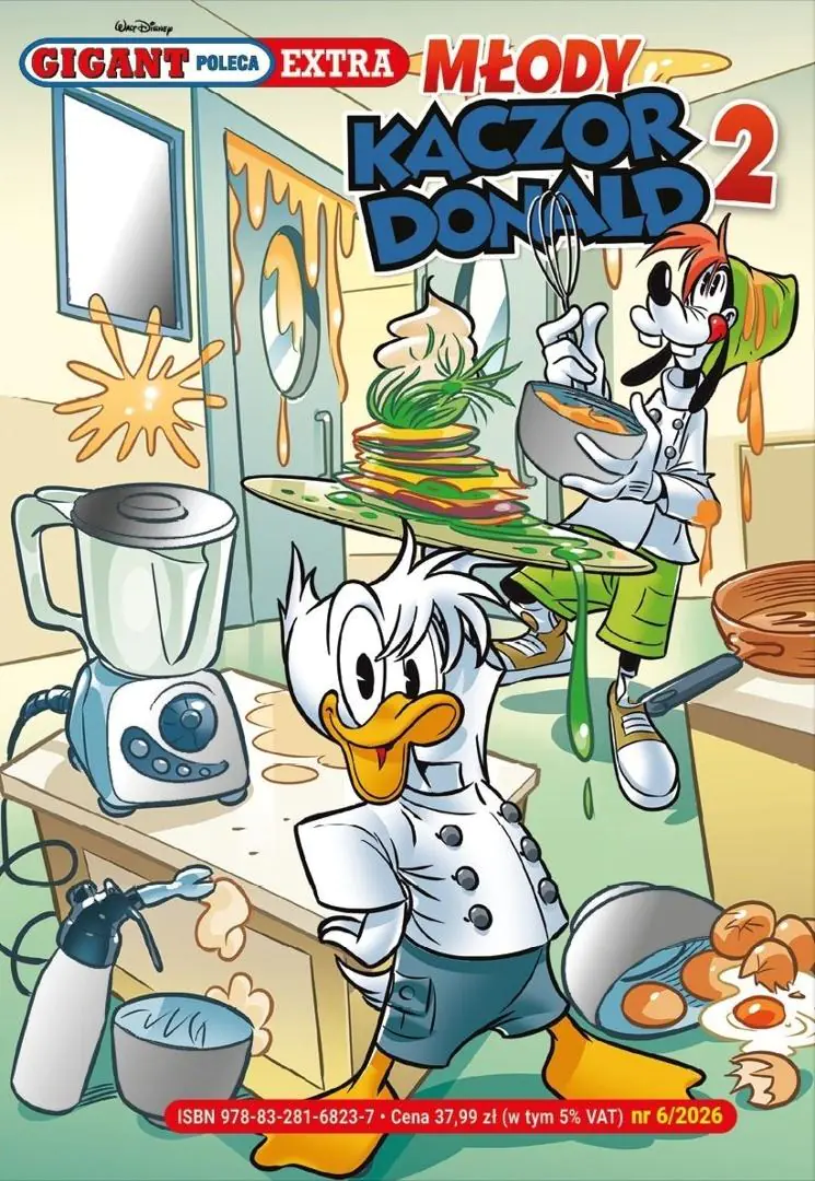 Książka - Gigant Poleca Extra. Tom 6/2026. Młody Kaczor Donald 2