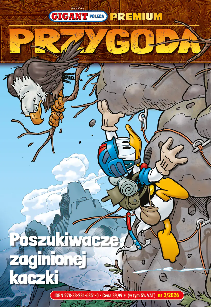 Książka - Gigant Poleca Premium. Tom 2/2026. Przygoda. Poszukiwacze zaginionej kaczki