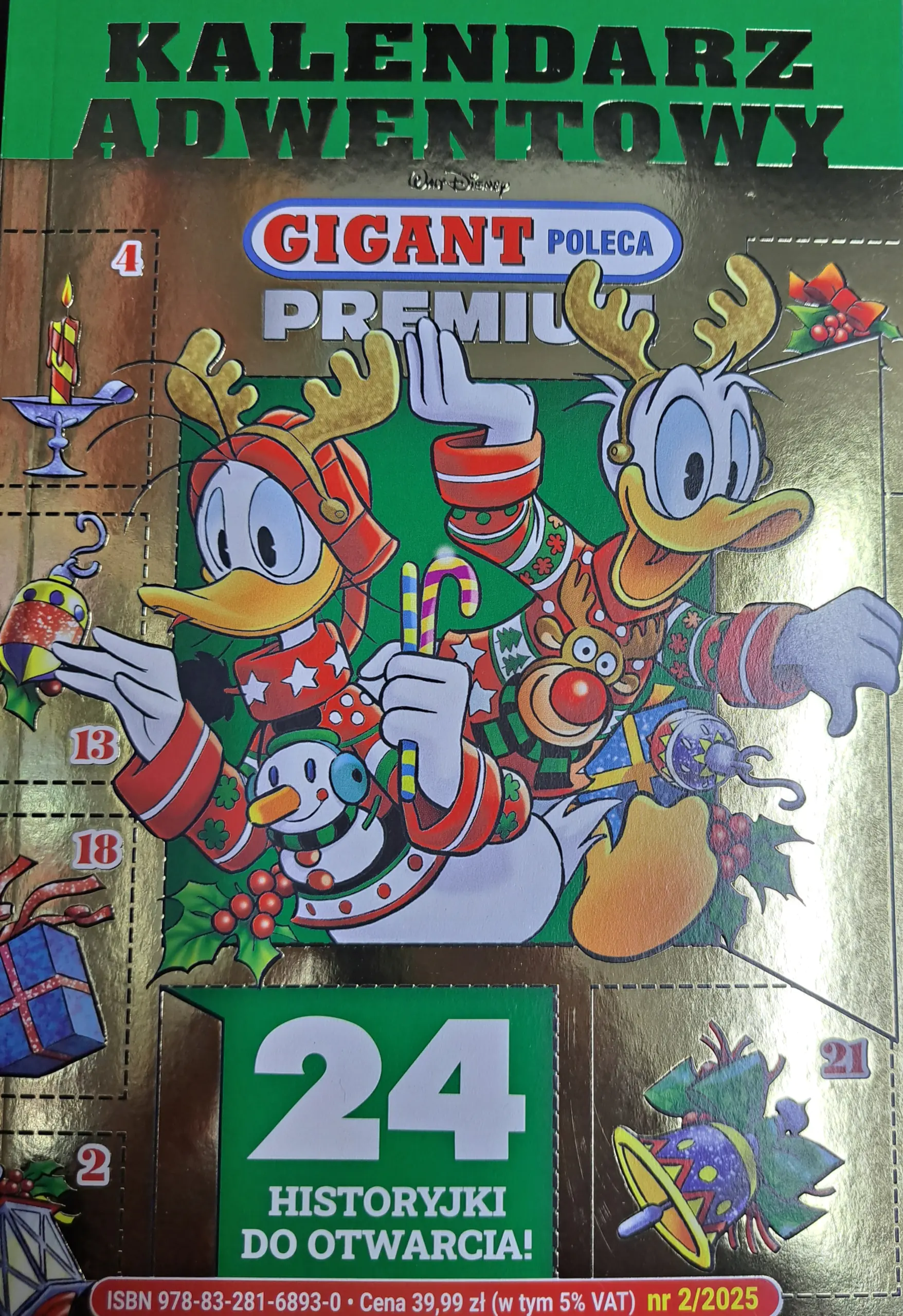 Książka - Gigant Poleca Premium. Kalendarz adwentowy. Tom 2/2025