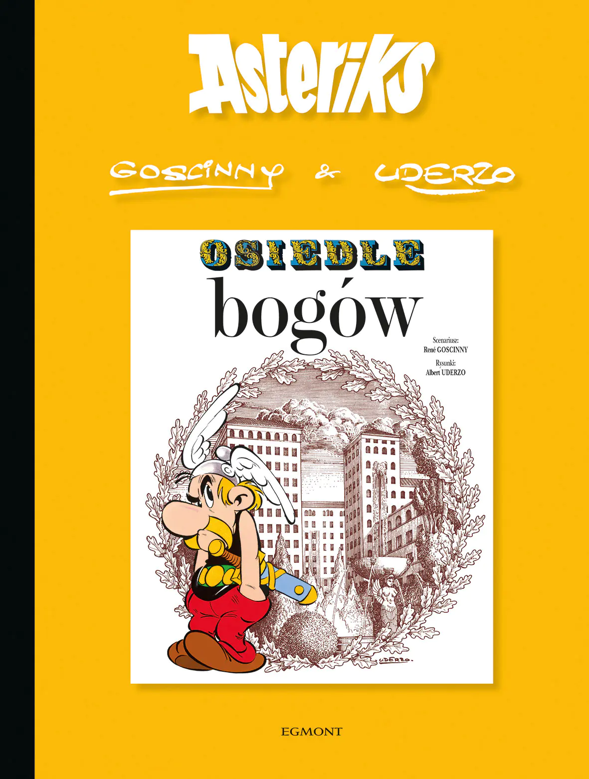 Książka - Asteriks. Tom 17. Osiedle bogów (twarda oprawa)