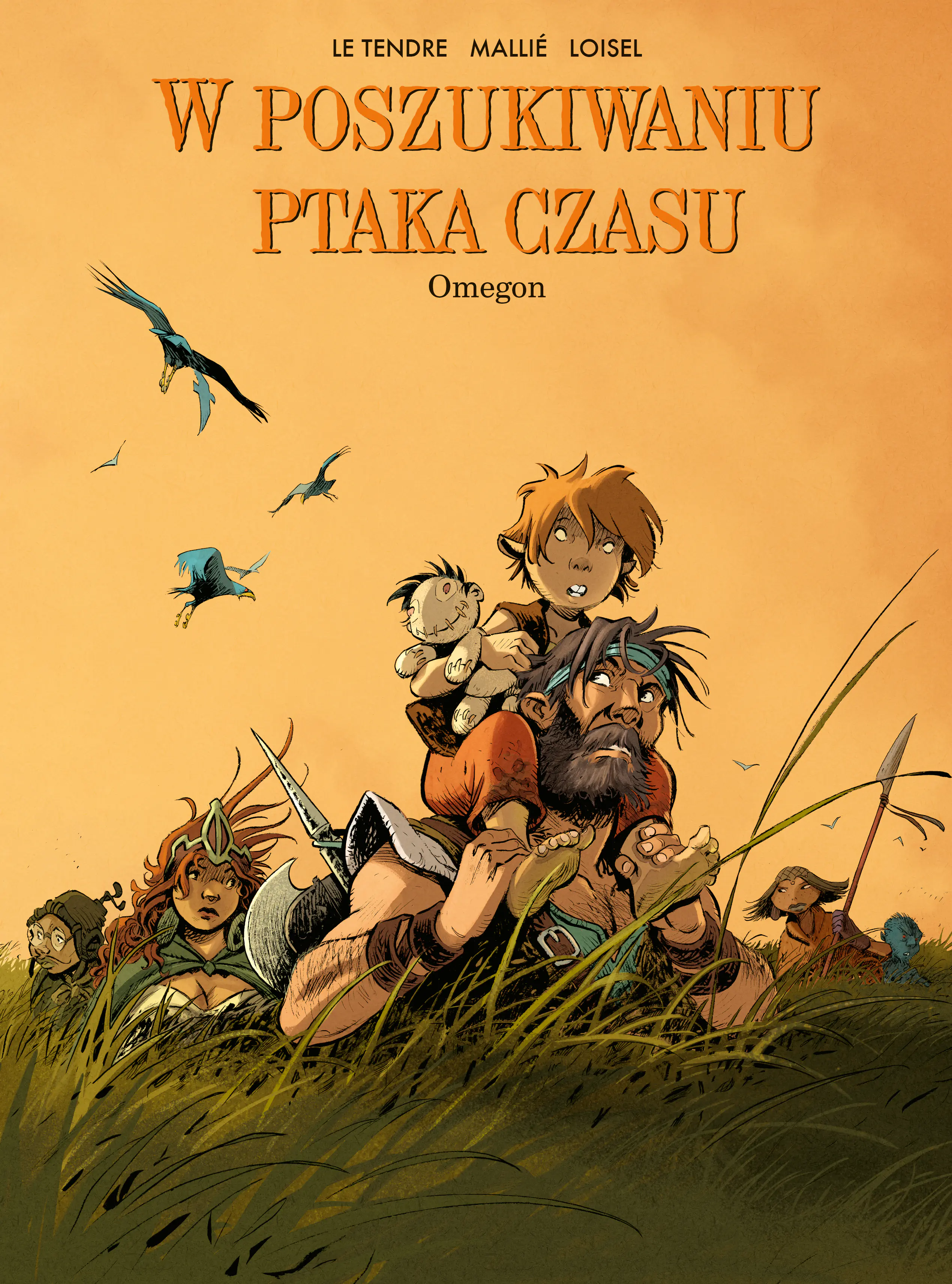 Książka - Omegon. W poszukiwaniu ptaka czasu. Tom 8