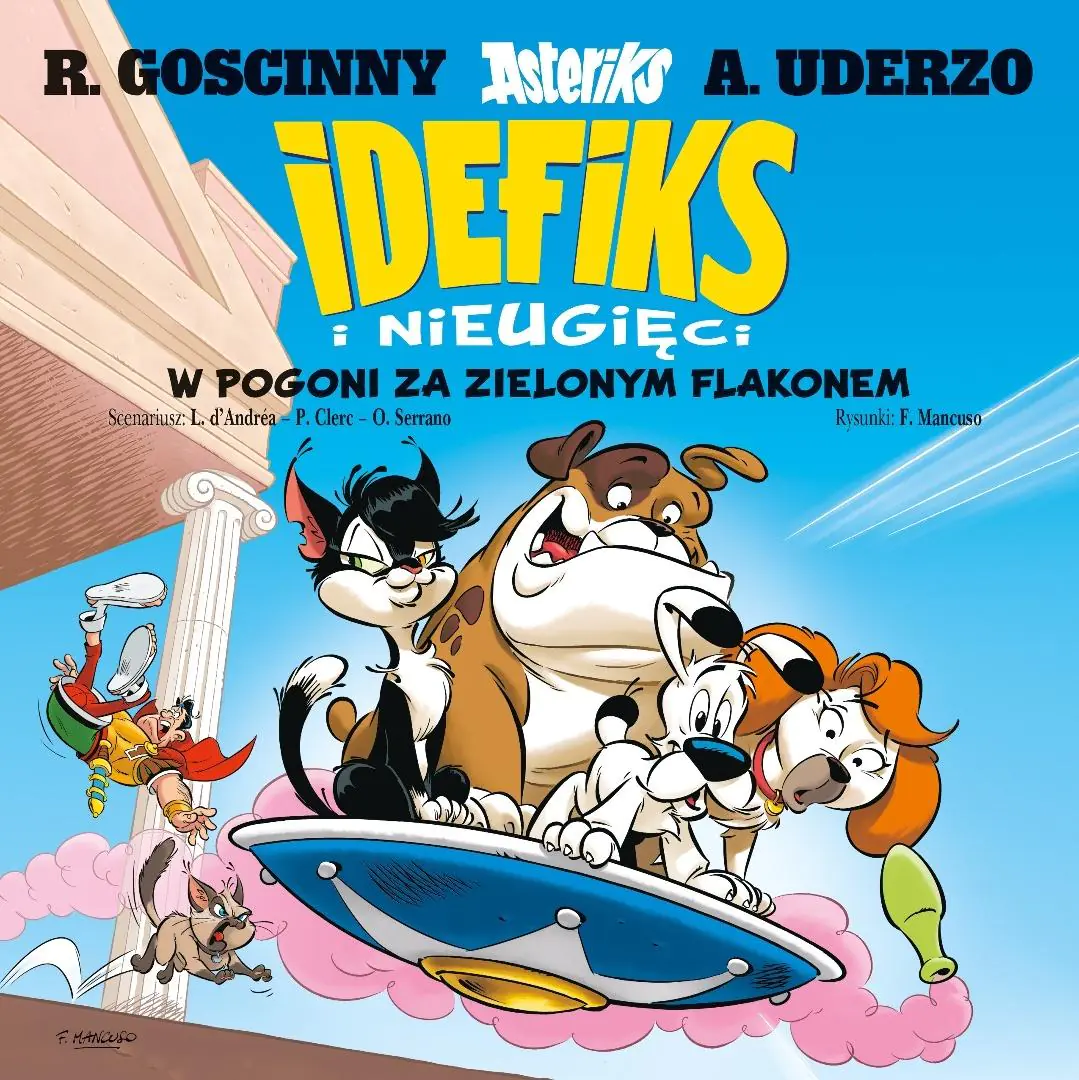 Książka - Idefiks i Nieugięci. W pogoni za zielonym flakonem. Tom 8
