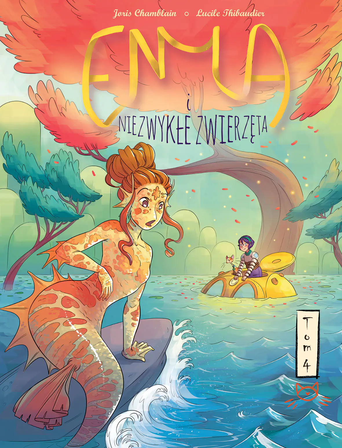 Książka - Enola i niezwykłe zwierzęta. Tom 4