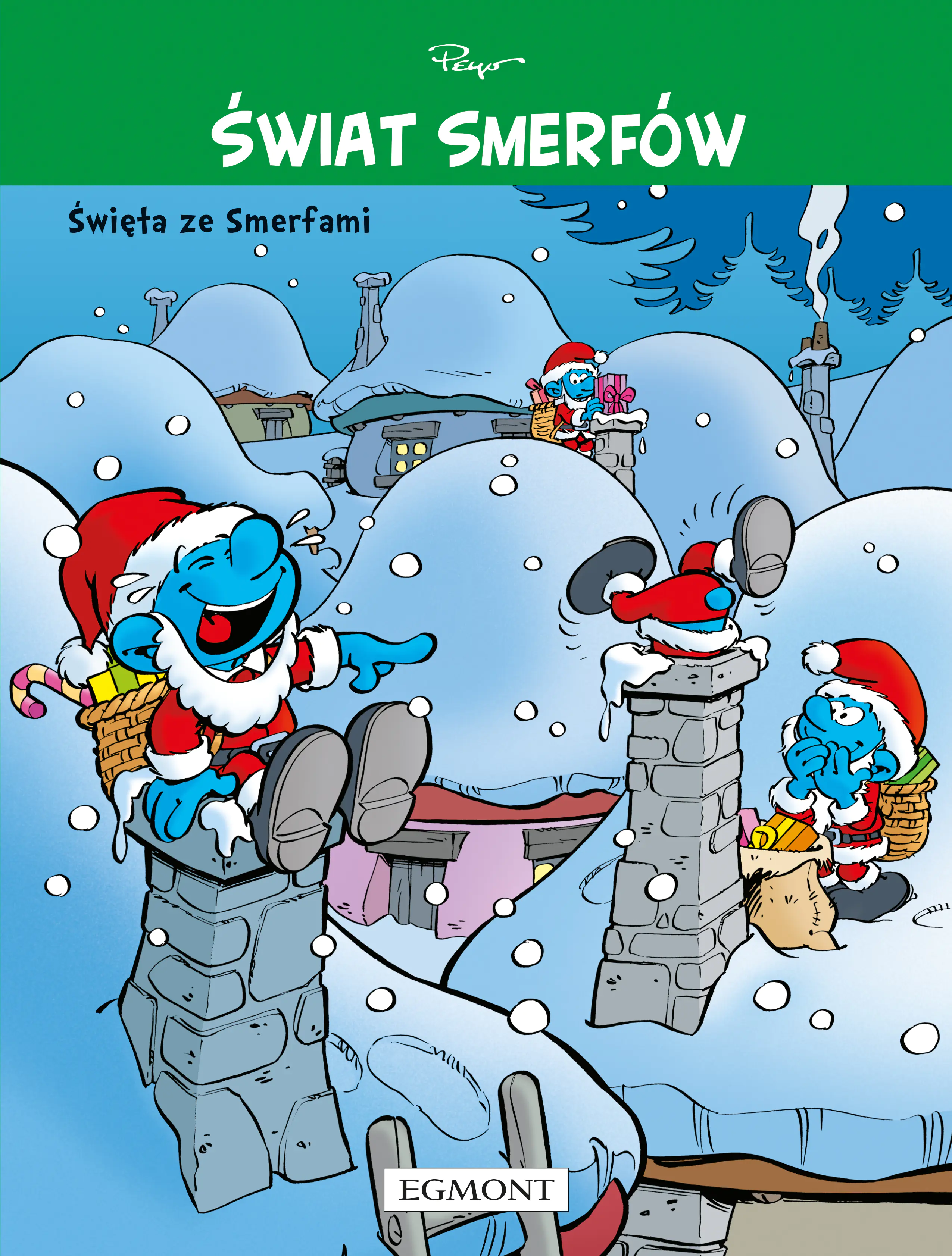 Książka - Świat Smerfów. Święta ze Smerfami