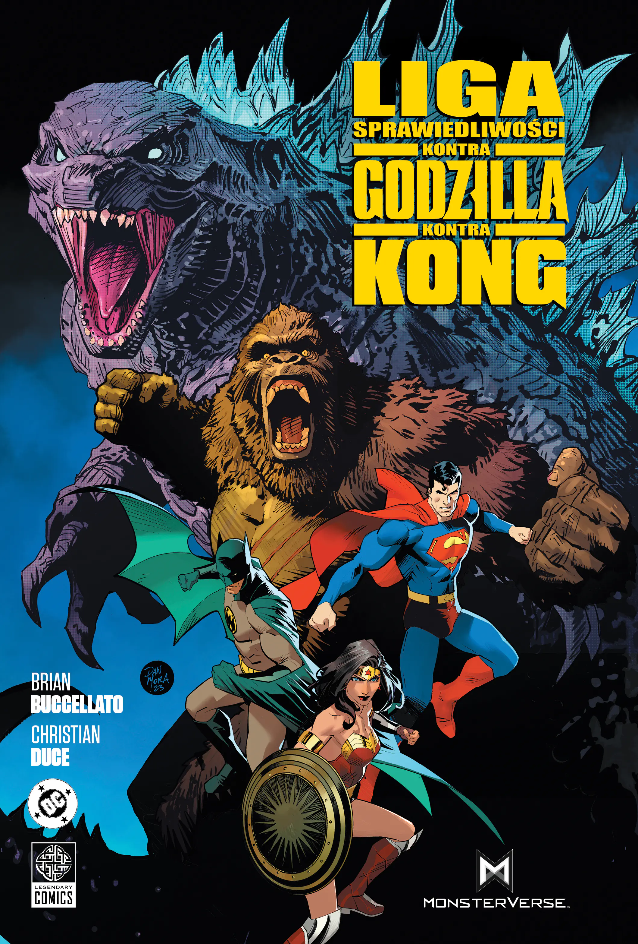 Książka - Liga Sprawiedliwości kontra Godzilla kontra Kong