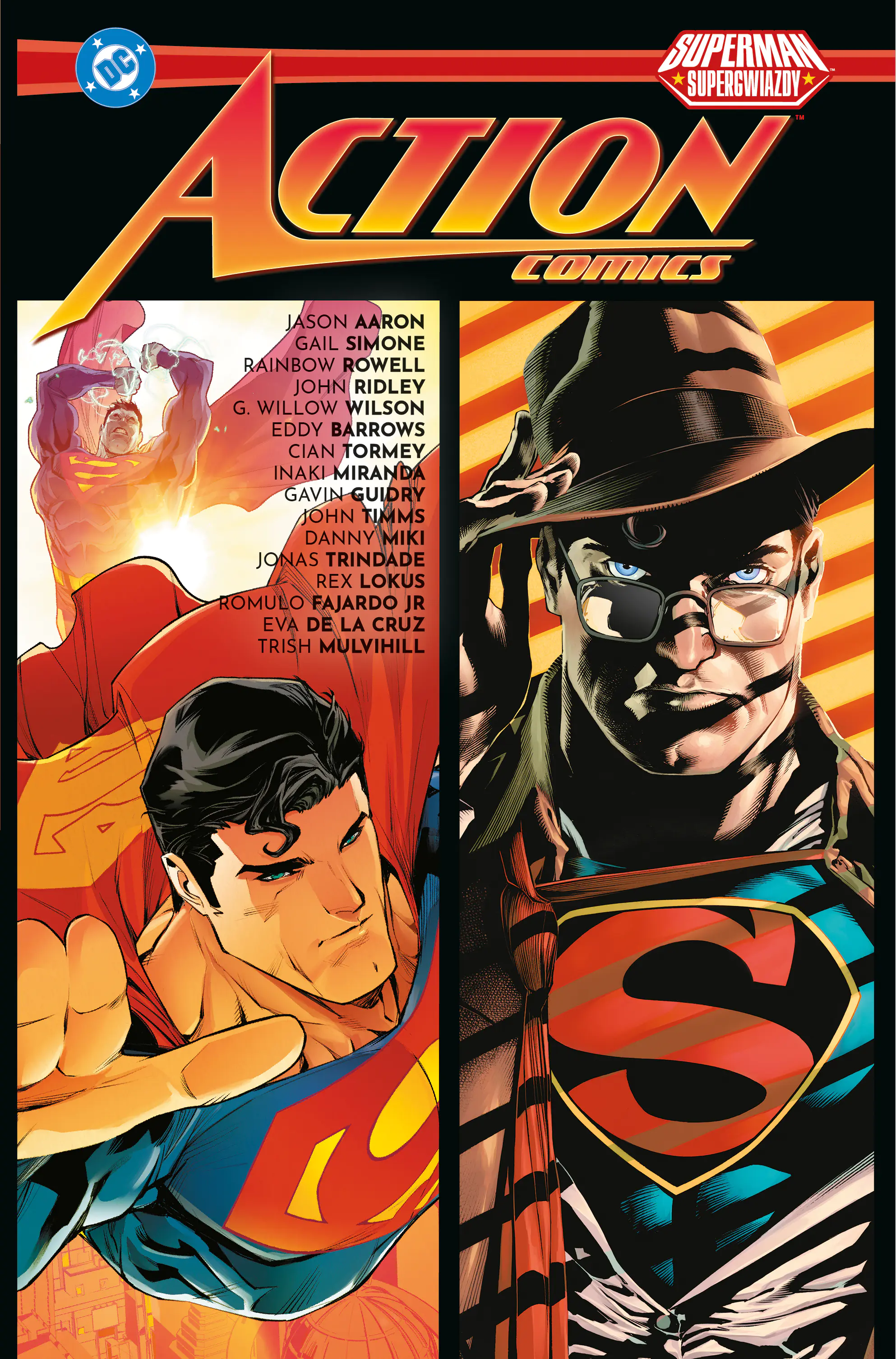 Książka - Superman Action Comics. Supergwiazdy