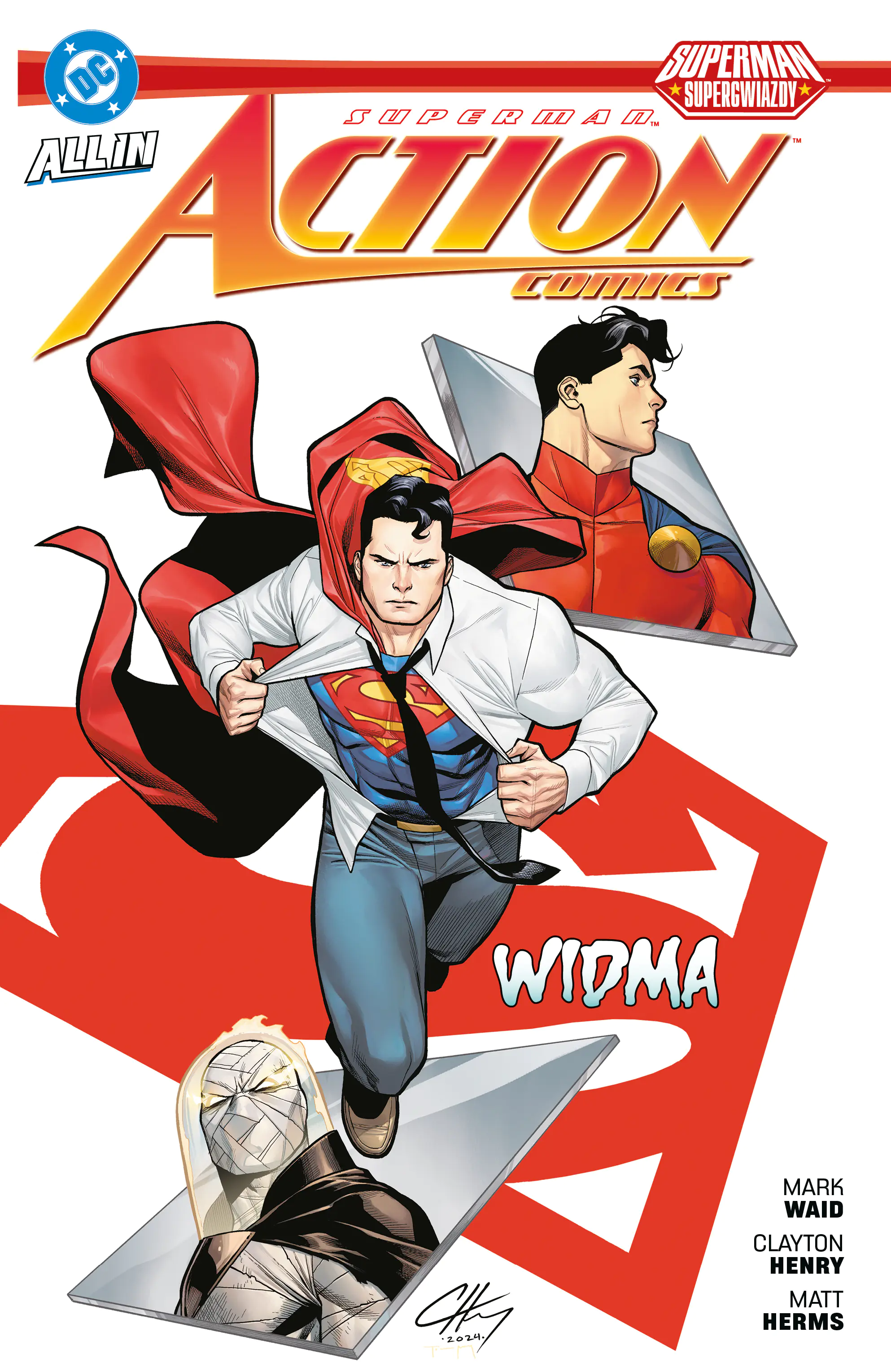 Książka - Superman Action Comics. Widma
